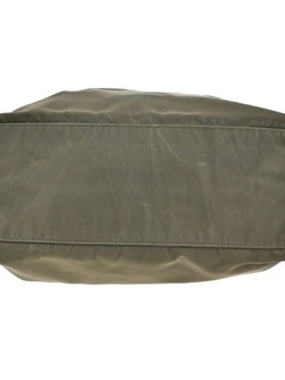 PRADA Logo Shoulder Hand Bag Nylon Leather Khaki Green 62TA556 - Picture 6 of 15